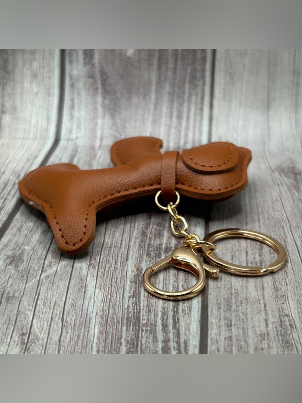 SALE❗️🐶NEW Dog Bag Charm/ Keychain Adorable Puppy Dog Tan - Picture 6 of 8